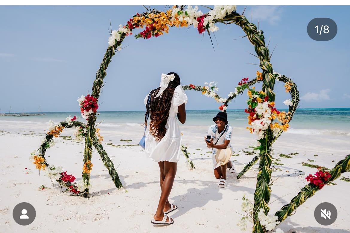Beautiful white-sand beach and turquoise waters in Zanzibar, the perfect post-safari relaxation destination
