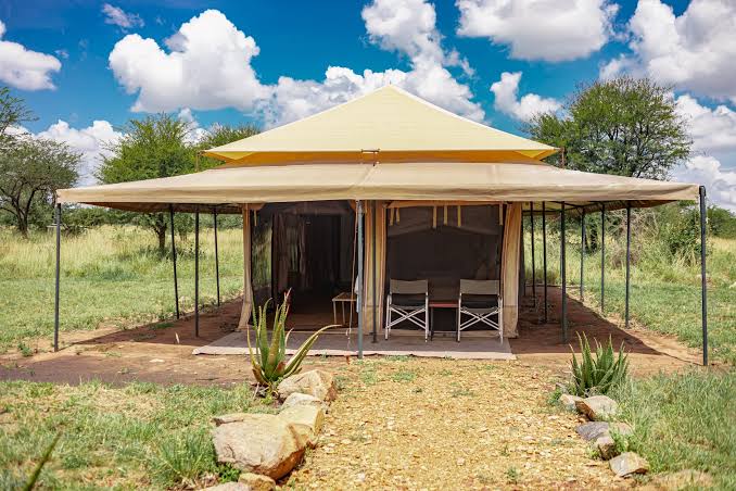 Comfortable guest tents setup at a luxury tented camp-2 during a Tanzania safari vacation