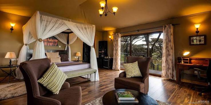 Family Enjoying Luxury Safari Accommodation in Tanzania