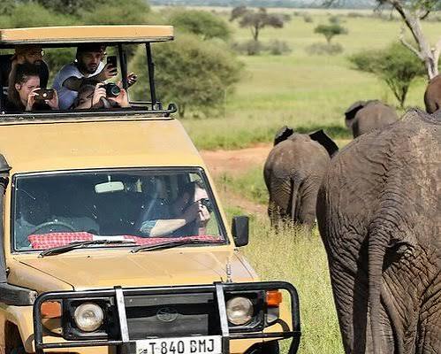 Scenic transfer drive from Karatu through the Ngorongoro Conservation Area towards Central Serengeti National Park