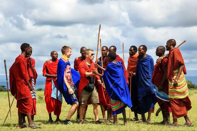 Cultural tour experience showcasing traditional hunting techniques of the Hadzabe tribe in Tanzania