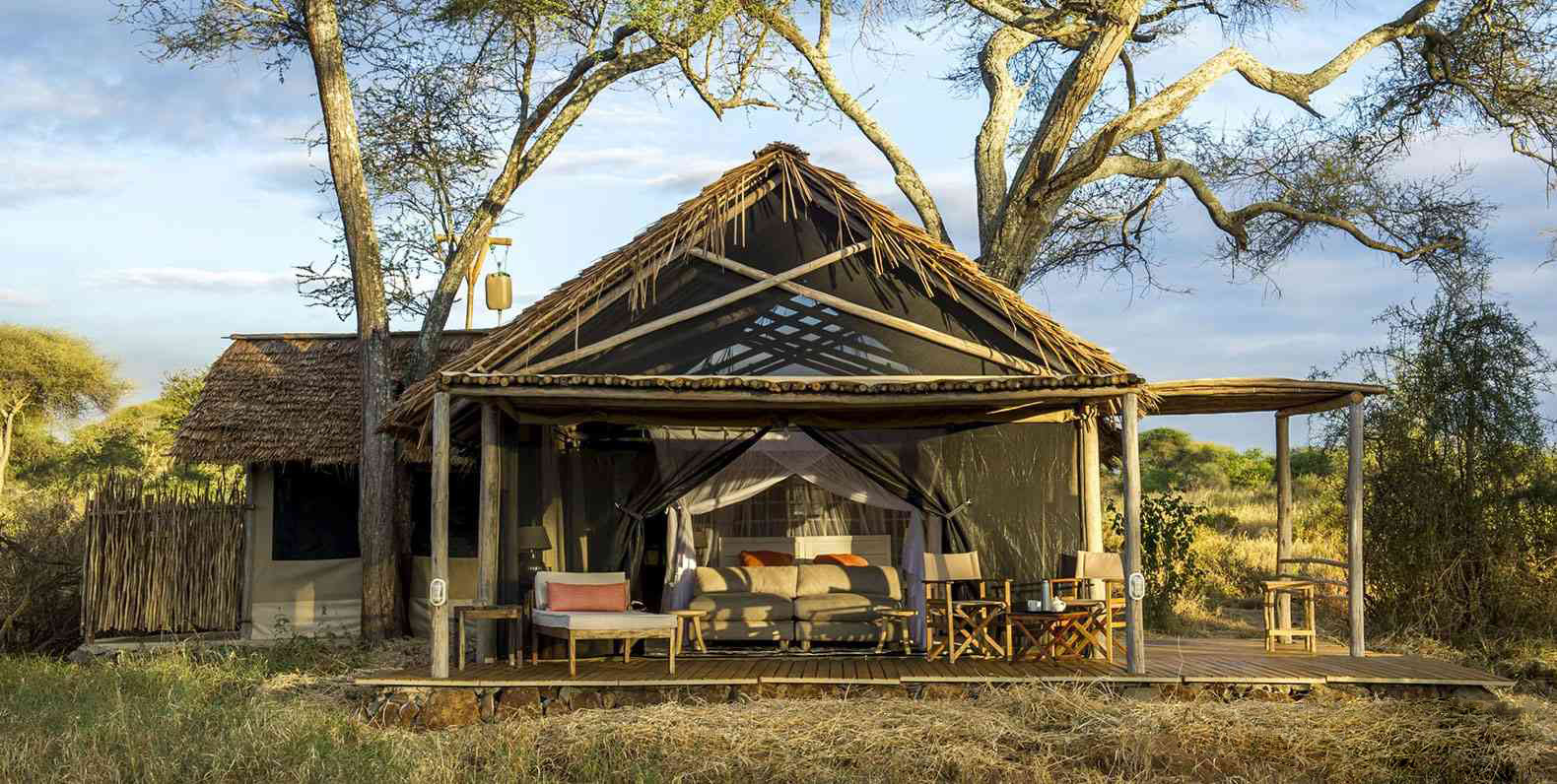 Budget tented camp in Tarangire National Park